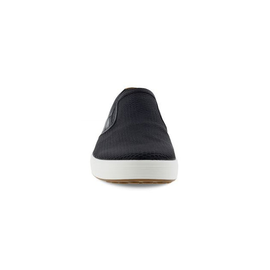 Ecco Men's SOFT 7 SLIP ON Leather Sneakers Black Ecco Men's SOFT 7 SLIP ON Leather Sneakers Black