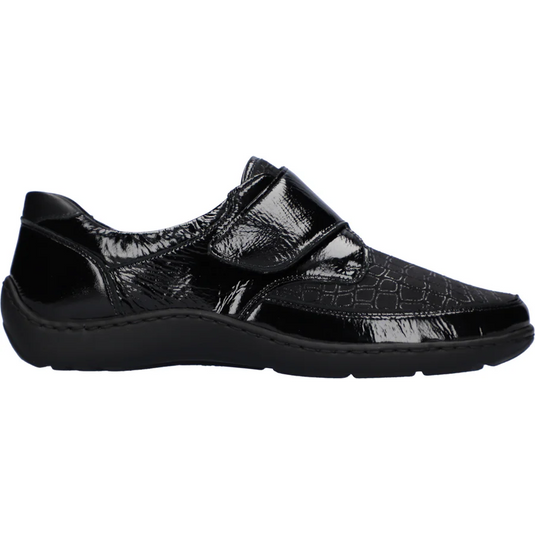Waldlaufer Women's HENNI 496H31 Black Patent Fabric Waldlaufer Women's HENNI 496H31 Black Patent Fabric