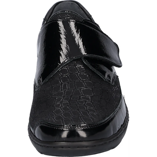 Waldlaufer Women's HENNI 496H31 Black Patent Fabric Waldlaufer Women's HENNI 496H31 Black Patent Fabric