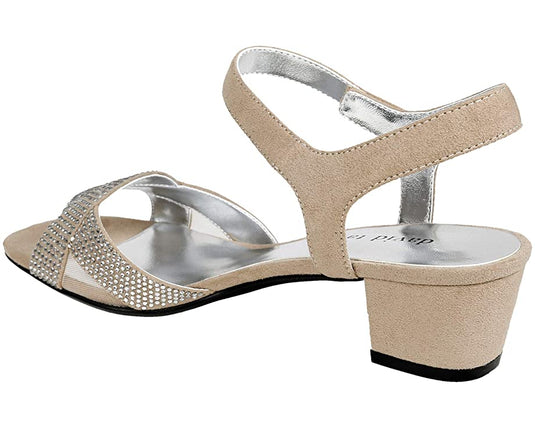 David Tate Women's RAIN Sandals Champagne Nova Suede David Tate Women's RAIN Sandals Champagne Nova Suede