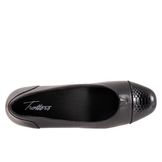 Trotters Women's Daisy Black Snake Trotters Women's Daisy Black Snake