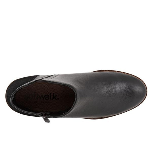 Softwalk Women's Wesley Ankle Boot Black Smooth Softwalk Women's Wesley Ankle Boot Black Smooth