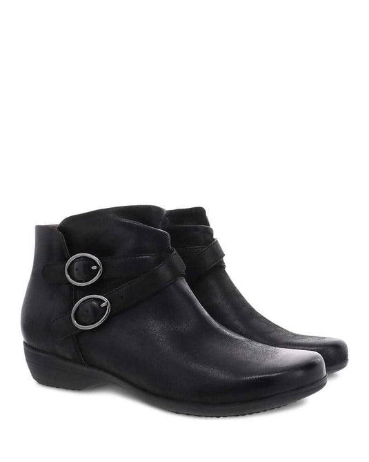 Dansko Women's Faithe Black Burnished Nubuck Dansko Women's Faithe Black Burnished Nubuck