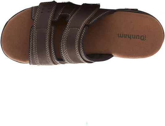 Dunham Men's Newport Water-Friendly Slide Dark Brown Dunham Men's Newport Water-Friendly Slide Dark Brown