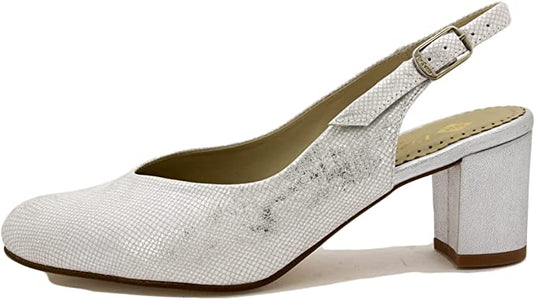 Piesanto Women's Dress Shoe Metal Silver 220230 Piesanto Women's Dress Shoe Metal Silver 220230