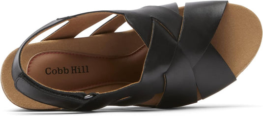 Cobb Hill Women's Alleah Sling Sandal Black Cobb Hill Women's Alleah Sling Sandal Black