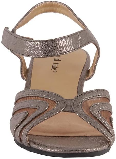 David Tate Women's Admire Pewter Lizard Print David Tate Women's Admire Pewter Lizard Print