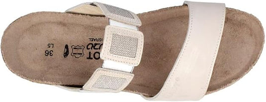 Naot Women's Emma Silver Black Raven Leather Naot Women's Emma Silver Black Raven Leather