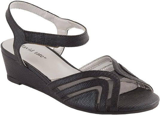 David Tate Women's Admire Black Lizard Print David Tate Women's Admire Black Lizard Print
