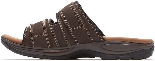 Dunham Men's Newport Water-Friendly Slide Dark Brown Dunham Men's Newport Water-Friendly Slide Dark Brown
