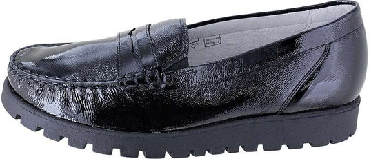 Waldlaufer Women's Eliza Hegli Black Patent