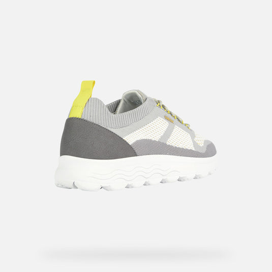 Geox Men's U Spherica Sneaker Grey/ White Geox Men's U Spherica Sneaker Grey/ White