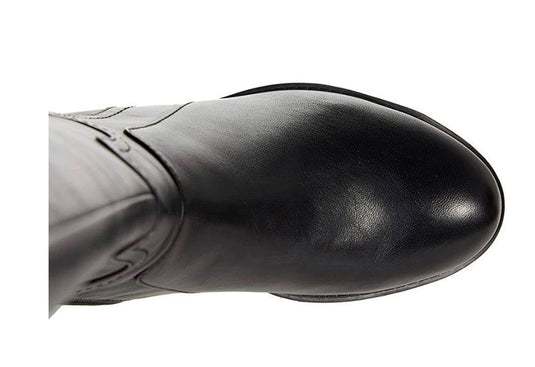 David Tate Women's Lasso Wide Calf Boot Black Leather David Tate Women's Lasso Wide Calf Boot Black Leather