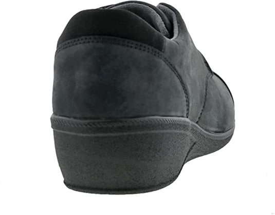 Drew Women's Therapeutic Comfort Casual Lace Up Jemma Black Leather Drew Women's Therapeutic Comfort Casual Lace Up Jemma Black Leather