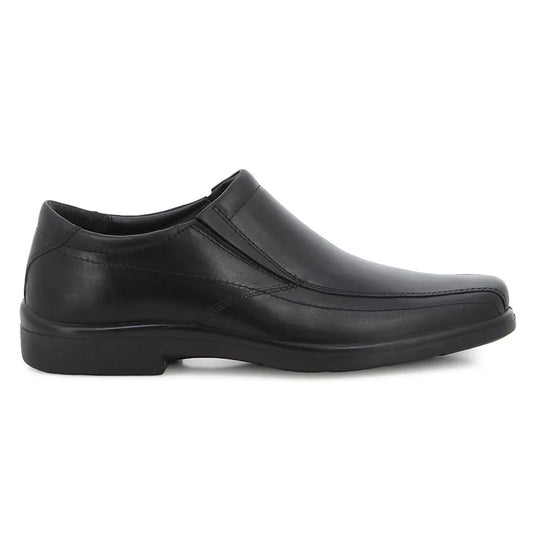 Hush Puppies Men's Rainmaker Slip On Black Leather Hush Puppies Men's Rainmaker Slip On Black Leather