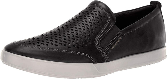 Ecco Men's Collin 2.0 Perforated Slip On Black