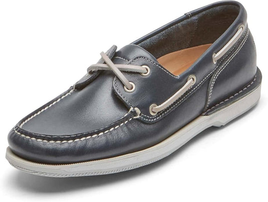 Rockport Men's Perth Slip-On Boat Shoes Navy Rockport Men's Perth Slip-On Boat Shoes Navy