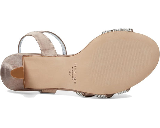 David Tate Women's Trio Evening Sandal Champayne David Tate Women's Trio Evening Sandal Champayne