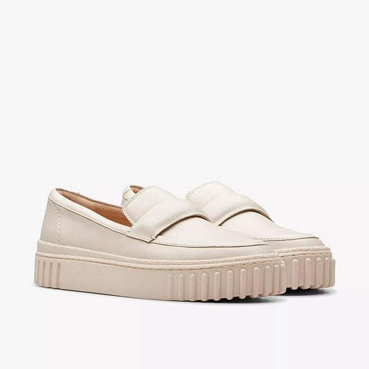 Clarks Women's Mayhill Cove Cream Leather Clarks Women's Mayhill Cove Cream Leather