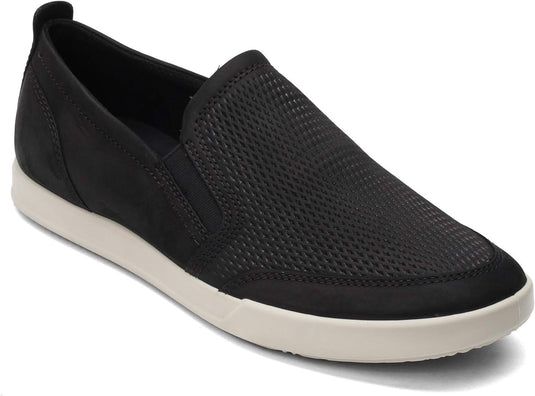 Ecco Men's Collin 2.0 Perforated Slip On Black Ecco Men's Collin 2.0 Perforated Slip On Black