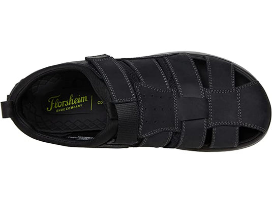 Florsheim Men's Sandal Venture Fisherman Black Florsheim Men's Sandal Venture Fisherman Black