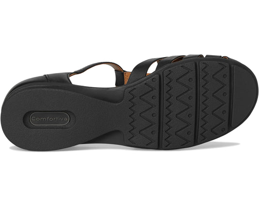 Comfortiva Women's Persa Sandal Black Comfortiva Women's Persa Sandal Black
