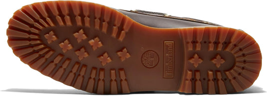 Timberland Men's Authentic 3-Eye Lug Handsewn Boat Brown Timberland Men's Authentic 3-Eye Lug Handsewn Boat Brown