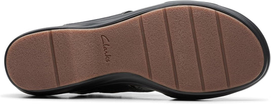 Clarks Women's Tuleah Sun Black Leather Clarks Women's Tuleah Sun Black Leather