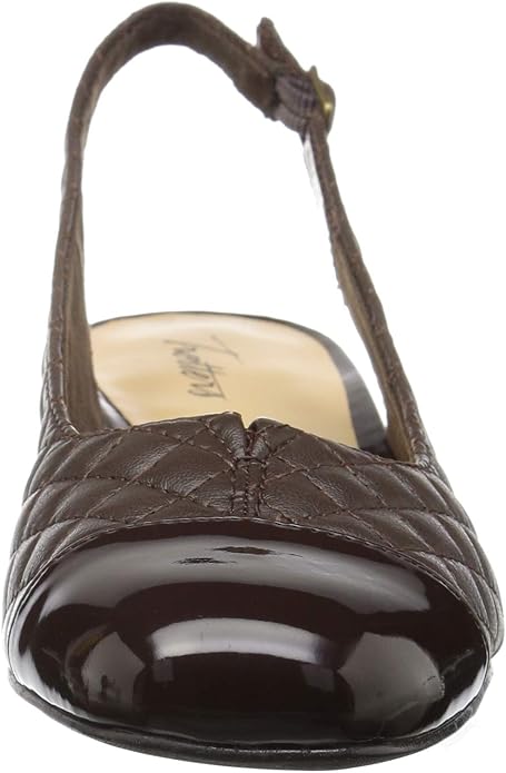 Trotters Women's Dea Slingback Sandals Brown Quilted Trotters Women's Dea Slingback Sandals Brown Quilted