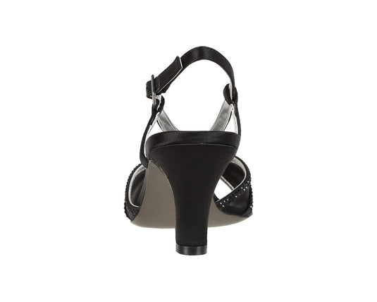 David Tate Women's Refined Black Satin