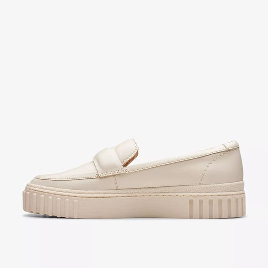 Clarks Women's Mayhill Cove Cream Leather