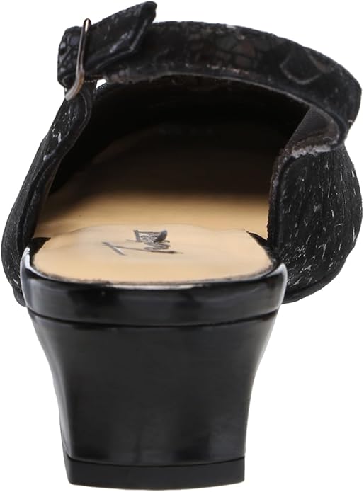 Trotters Women's Dea Slingback Sandals Black Floral Trotters Women's Dea Slingback Sandals Black Floral