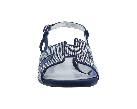 David Tate Women's AMBER Sandals Navy Nova Suede David Tate Women's AMBER Sandals Navy Nova Suede