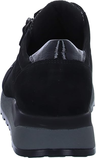 Waldlaufer Women's Hiroko-Soft Black Lace-Up Trainers Waldlaufer Women's Hiroko-Soft Black Lace-Up Trainers