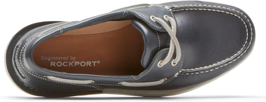 Rockport Men's Perth Slip-On Boat Shoes Navy Rockport Men's Perth Slip-On Boat Shoes Navy