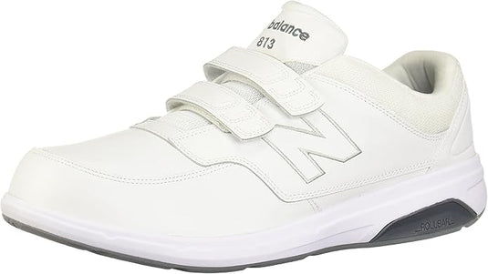New Balance Men's 813 v1 Hook and Loop Walking Shoe White New Balance Men's 813 v1 Hook and Loop Walking Shoe White