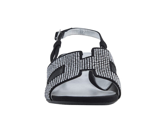 David Tate Women's AMBER Sandals Black Nova Suede David Tate Women's AMBER Sandals Black Nova Suede