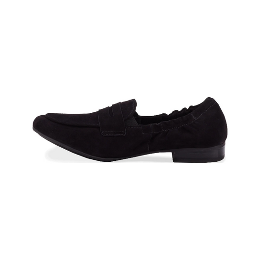 Ros Hommerson Women's Trish Loafer Black Suede Leather Ros Hommerson Women's Trish Loafer Black Suede Leather