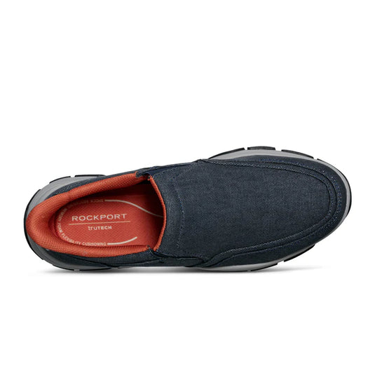 Men's Reece Step Activated Casual Slip-on Dark Blue Men's Reece Step Activated Casual Slip-on Dark Blue