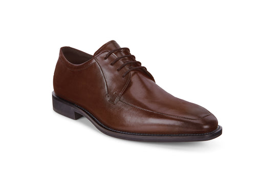 Ecco Men's Calcan Apron Toe Lace Dress Shoe Amber Ecco Men's Calcan Apron Toe Lace Dress Shoe Amber