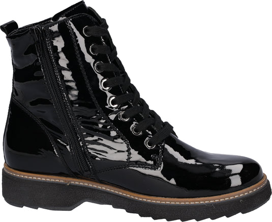 Waldlaufer Women's Kitomi Ankle Boot Black Patent Waldlaufer Women's Kitomi Ankle Boot Black Patent