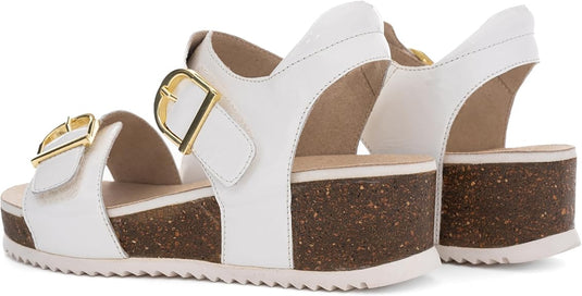 ARA Women Nora | Norderney Wedge Sandal White ARA Women Nora | Norderney Wedge Sandal White