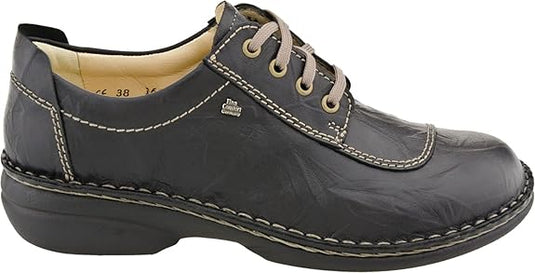 Finn Comfort Women's Lexington Black Plissee