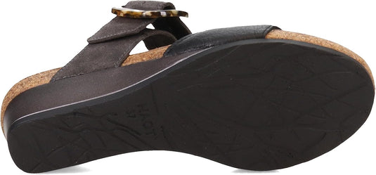 NAOT Women's Kingdom Soft Black Leather Midnight Sued NAOT Women's Kingdom Soft Black Leather Midnight Sued