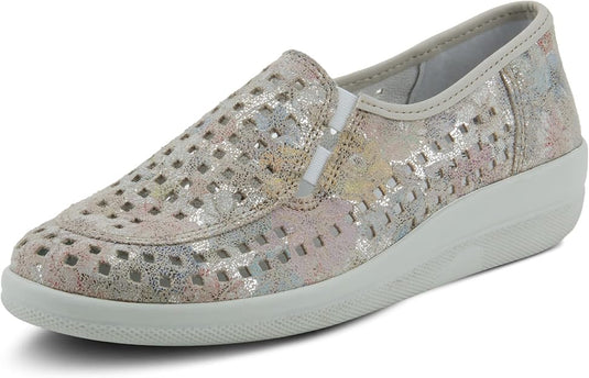 Spring Step Women's Twila Loafer Flat Beige Multi Spring Step Women's Twila Loafer Flat Beige Multi