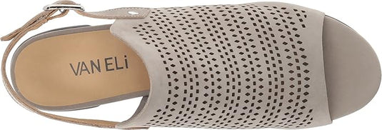 VANELi Women's Cadena Heel Sandal Taupe Nubuck VANELi Women's Cadena Heel Sandal Taupe Nubuck
