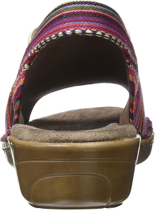 Jenny by Ara Women's Kimmy Sandal Canvas Multi Jenny by Ara Women's Kimmy Sandal Canvas Multi