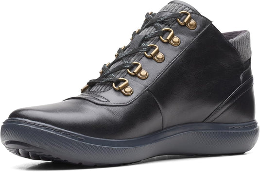 Clarks Women's Nalle Mid Ankle Boot Black