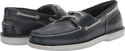 Rockport Men's Perth Slip-On Boat Shoes Navy Rockport Men's Perth Slip-On Boat Shoes Navy