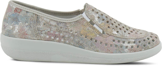 Spring Step Women's Twila Loafer Flat Beige Multi